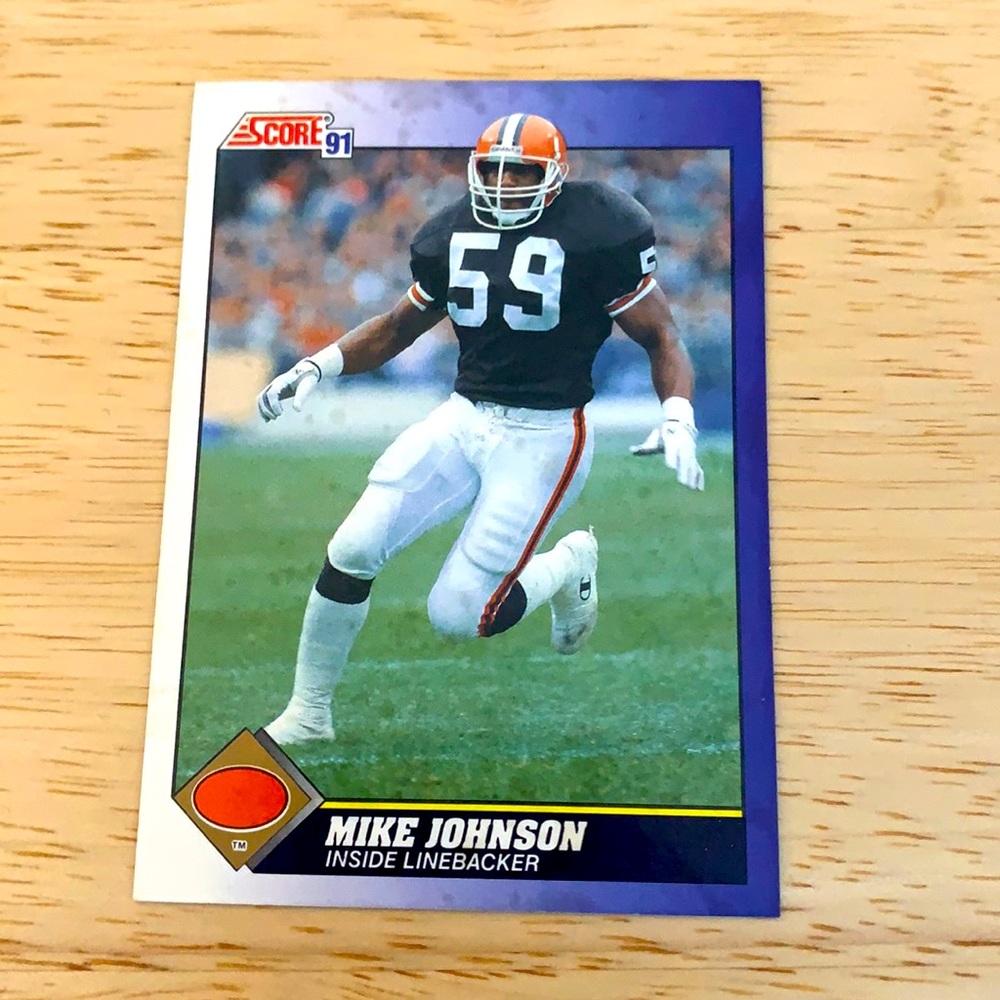 Score 91’ Vintage Mike Johnson Card
